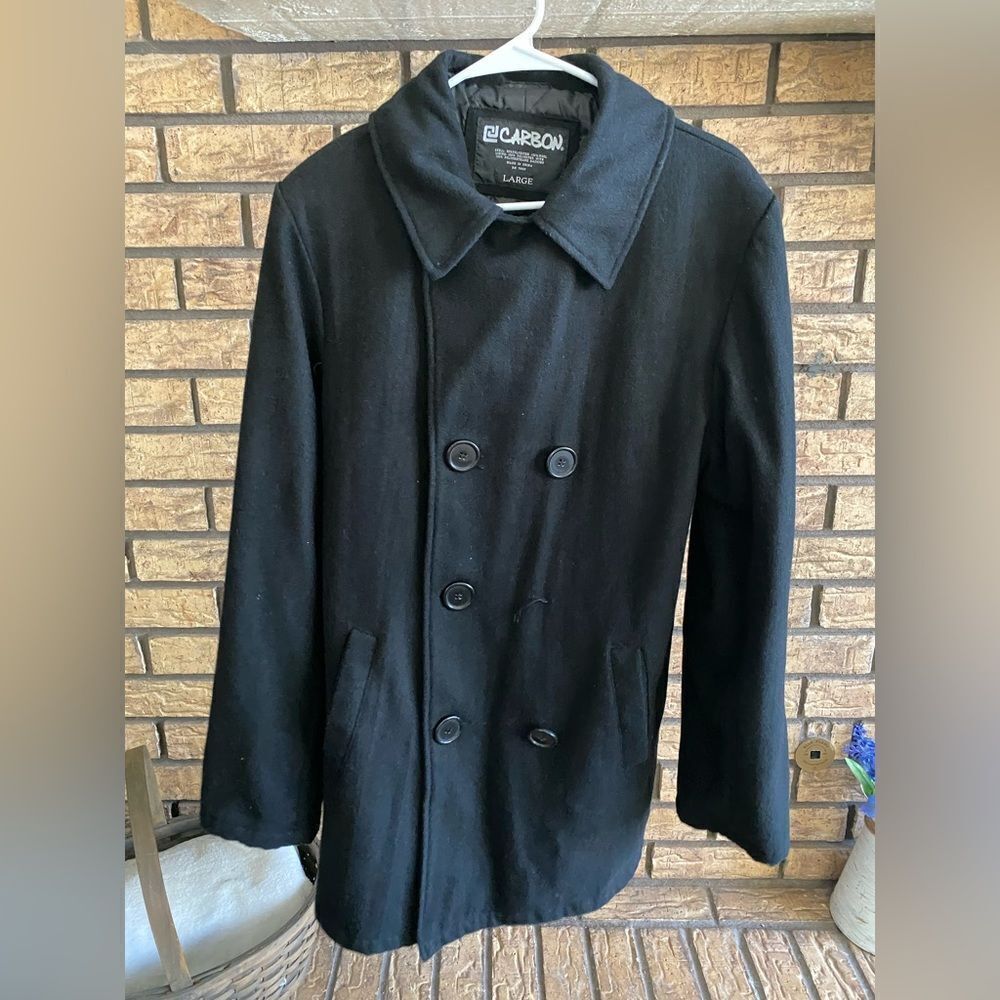 Carbon pea coat